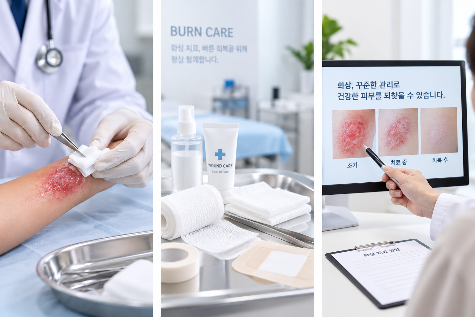 화상 드레싱과 통증 관리